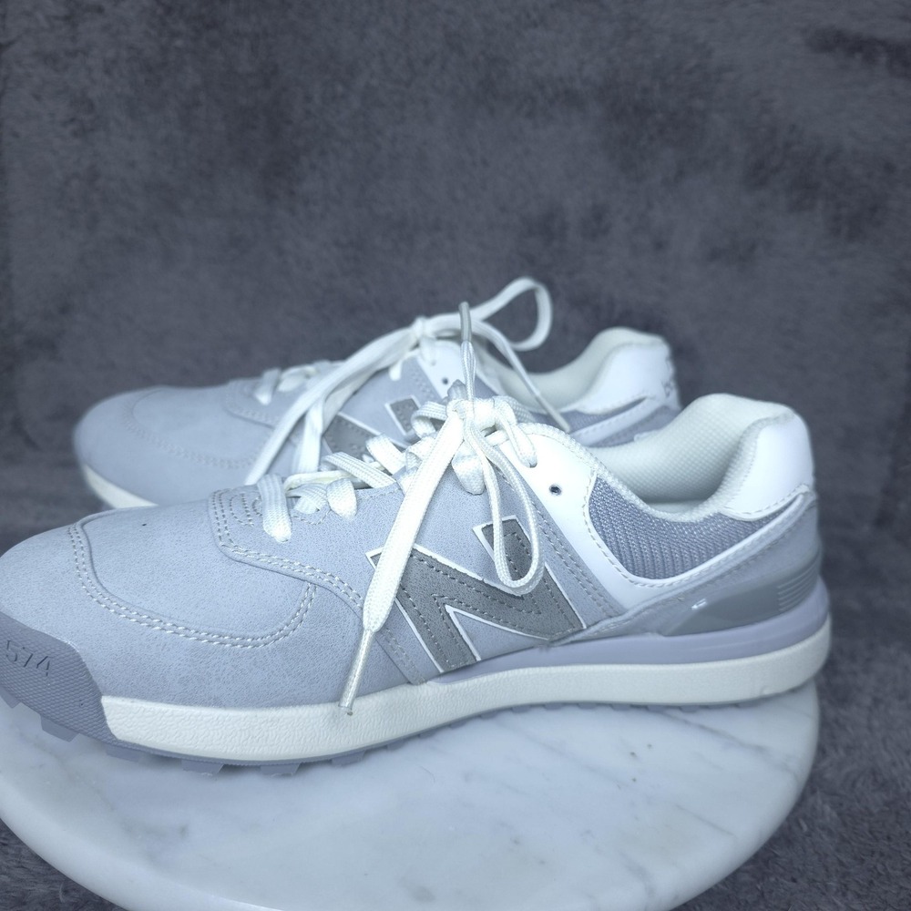 New Balance 574 Greens V2 Golf Shoes Womens 6.5 Gray Suede Spikeless Sneakers - Picture 6 of 12